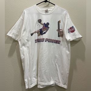 Vintage Houston Rockets Turbo Power Mountain Dew T-shirt. Size XL